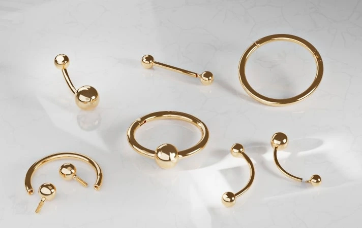 Gold Piercing Jewelry